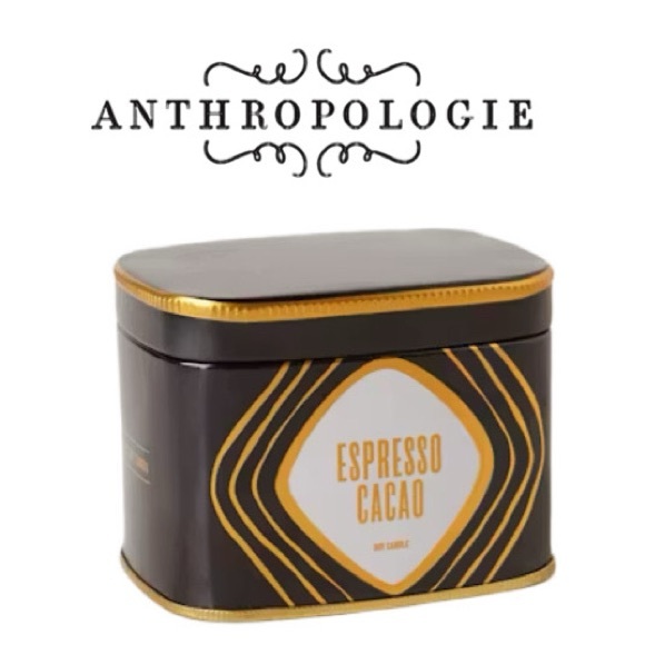 Anthropologie Other - Anthropologie Espresso Cacao Soy Candle 2 Wick by ILLUME Devon Grid